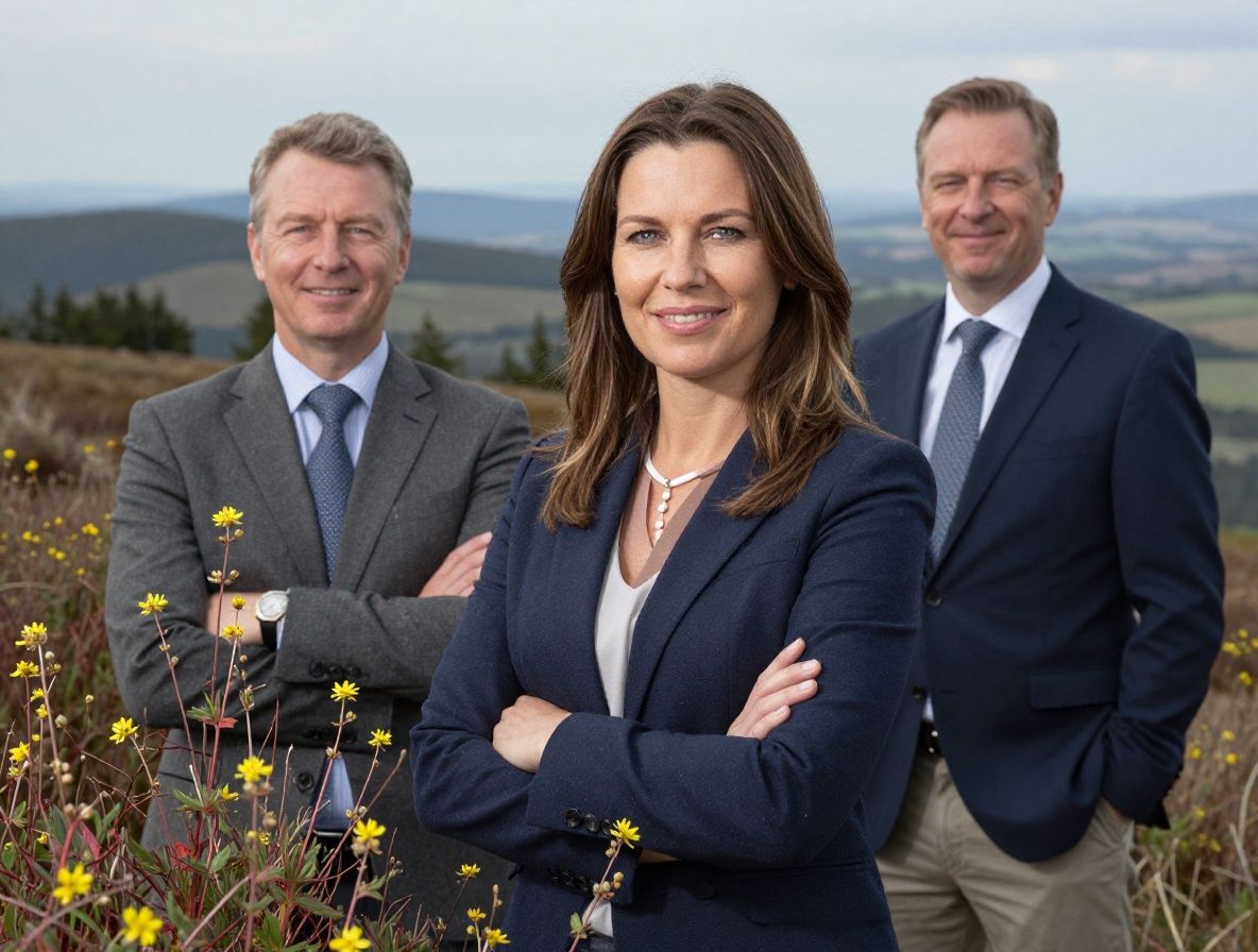 Planinska biljka rhodiola rosea s žuto-zlatnim cvjetovima prikazana u svom prirodnom staništu na stijenastoj planinskoj podlozi, hladno plavičasto svjetlo neba u pozadini i oštro fokusirani cvjetovi